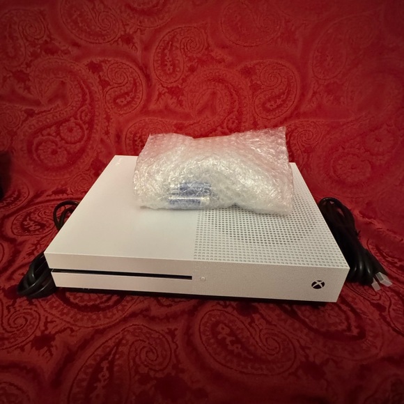 Xbox One S 500GB, cords, and Controller - Picture 2 of 2